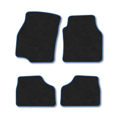 Image of Car Mats Compatible with Vauxhall Astra G (1998 2004) Tailored Fit Blue Carpet Floor Set Accessory Custom 4 Pieces Anti Slip Backing &amp; Binding Trim Edge
