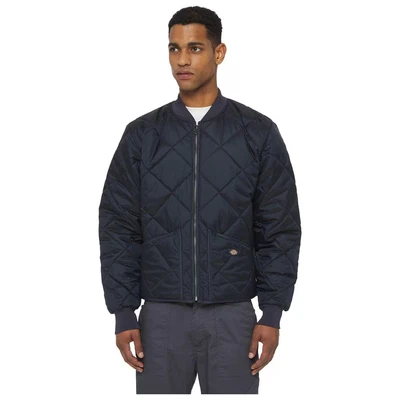 Image of Dickies, Men&#039;s, DIAMOND QUILTED JACKET, DARK NAVY, L