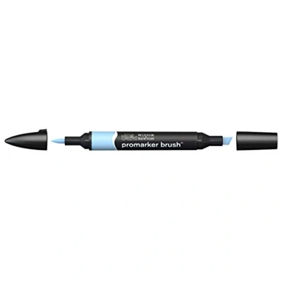 Image of Winsor &amp; Newton BrushMarker Cloud Blue, Single, 0204378