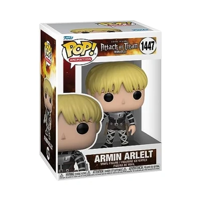 Image of Funko POP! Animation: AoT Armin Arlert 1/6 Odds for Rare Chase Variant Attack on Titan Collectable Vinyl Figure Gift Idea Official Merchandise Toys Kids &amp; Adults Anime Fans