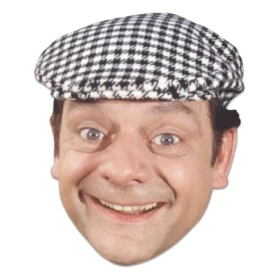Image of Star Cutouts SM468 Del Boy Only Fools and Horses Cardboard Face Mask