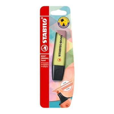 Image of Highlighter STABILO BOSS ORIGINAL Pastel Pack of 1 Dash Lime