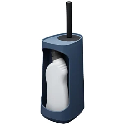 Image of Tiger Toilet Brush, Polypropylene, Blue/Black, 145x454x187 mm