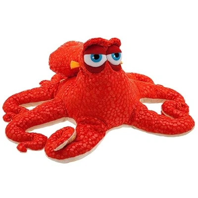 Image of Disney Store Official Hank Medium Soft Toy for Kids, Finding Dory, 45cm/17, Nemo, Octopus Plush Character Figure with Embroidered Details, Suitable Ages 0+