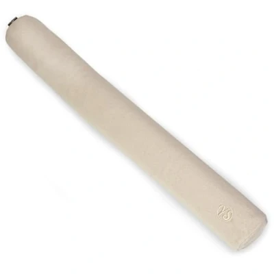 Image of Yoga Studio Organic Buckwheat Spine Align Bolster Perfect for Yoga, Neck Relaxation, Stretching 80x8cm (Ecru)