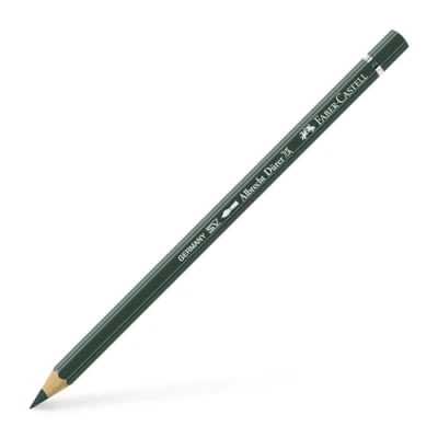 Image of Faber Castell Art &amp; Graphic Albrecht Dürer Watercolour Pencil, (278), Chrome Oxide Green, For Art, Craft, Drawing, Sketching, Home, School, University, Colouring