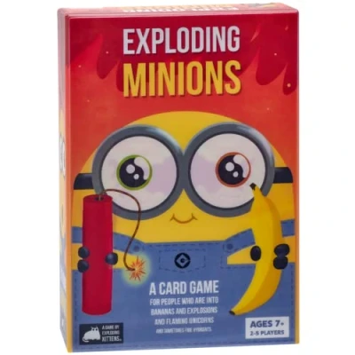 Image of Exploding Kittens Minions by Card Games for Adults Teens &amp; Kids Fun Family A Russian Roulette Game