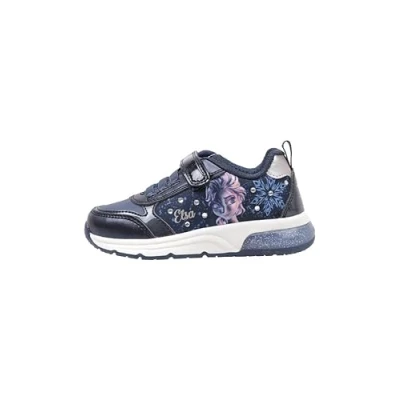 Image of Geox Girls J Spaceclub Sneakers, Navy Platinum, 11.5 UK