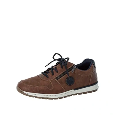 Image of Rieker Men&#039;s B2114 Sneaker, Almond Fox Navy 24, 11 UK