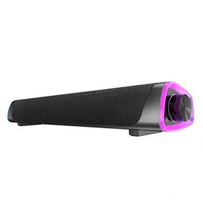 Image of LEXIANG 3D Surround Soundbar Bluetooth 5.0 Speaker Wired Computer Speakers Stereo Subwoofer Sound bar for Laptop PC Theater TV Aux 3.5mm