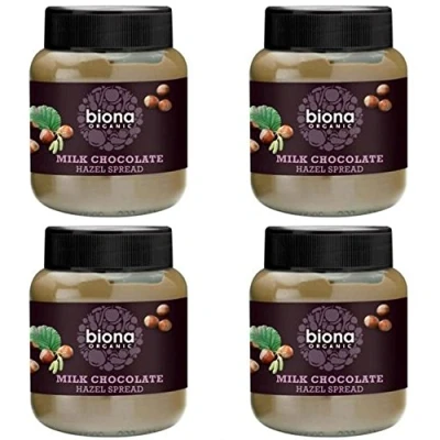 Image of (4 PACK Biona Organic Choc Hazelnut Spread 350g 4 BUNDLE
