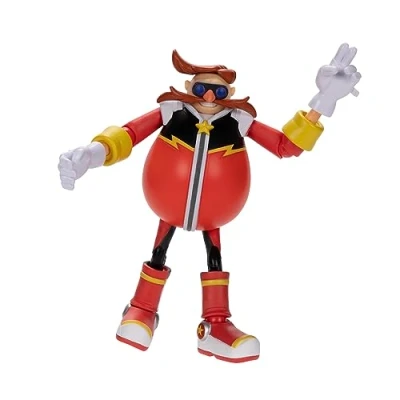 Image of Sonic Prime 5&quot; Mr. Dr. Eggman Articulated Action Figure. Perfect For Any Fan. Collect The Whole Troupe with Sonic, Tails Nine and Thorn Rose Available Too!