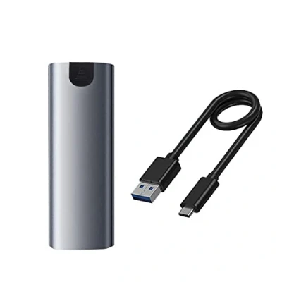 Image of Jrifedptry SSD Enclosure NGFF SATA to USB 3.1 Gen 2 5Gbps for B Key/ (B+M) Key Hard Disk Box M.2 Adapter
