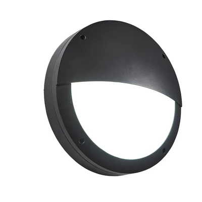 Image of Gigi CCT LED Outdoor Bulkheads Wall Lamp Black IP65