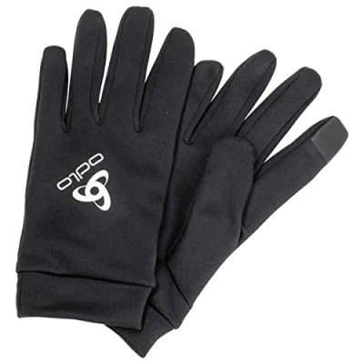 Image of Odlo Unisex Gloves with E Tip STRETCHFLEECE LINER ECO, black, XS
