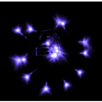 Image of eBuzz Battery Operated Fairy Lights with 20 Purple LEDs (Purple)