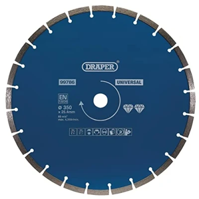 Image of Draper Segmented Diamond Blade, 350mm