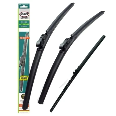Image of Heyner Wiper Blades Fits Volkswagen Troc 2017 2022 Front Rear Replacement Windscreen Wipers Full Kit HH2620ST13G