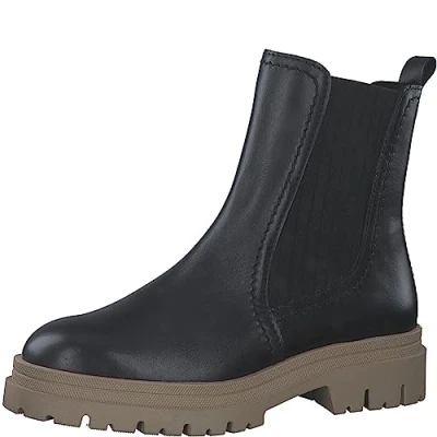Image of MARCO TOZZI Women&#039;s 2 25425 41 Chelsea, Black/Nature, 5.5
