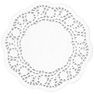 Image of Olympia Round Paper Doilies 100mm (Pack of 250)