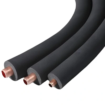 Image of Outdoor Antifreeze Insulation Pipe Air Conditioner Heat Flexible Foam Tube Waterproof Lagging(25mm)