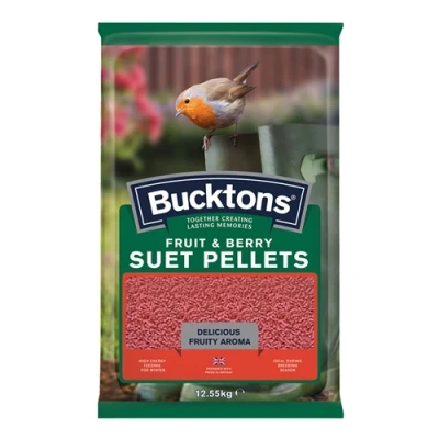Image of Bucktons Fruit &amp; Berry Suet Pellets 12.55KG