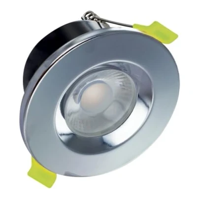 Image of Integral ILDLFR68J006 J Series Low Profile 6w LED Downlight, Chrome, dimmable, IP65, 4000k, 600lm