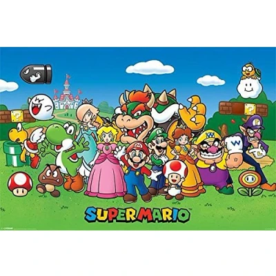 Image of Super Mario Poster Characters (91,5cm x 61cm) + a surprise poster!