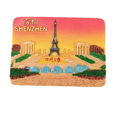 Image of 3D Window of the world Shenzhen China Fridge Magnet, Home &amp; Kitchen Decoration magnetic sticker,Shenzhen Refrigerator Magnet tourist souvenir gift