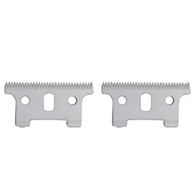 Image of AIRERA 2 Packs Professional Replacement Ceramic Moving Blades #04521 for Andis T Outliner, Including Blades, Compatible with Outliner GXT Trimmer(White, Packs)