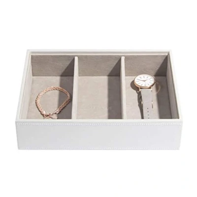 Image of Stackers White Classic Medium Jewellery Box Watch/Accessories Layer