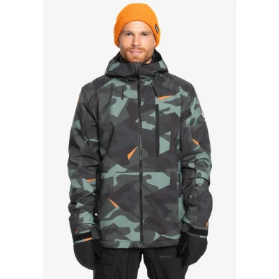 Image of Quiksilver Mission Printed Jacket Ski jacket, Men&#039;s, Size: XS, Glw