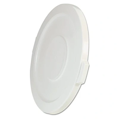 Image of Rubbermaid Commercial Products Brute Snap On Lid 121 Litre White FG263100WHT