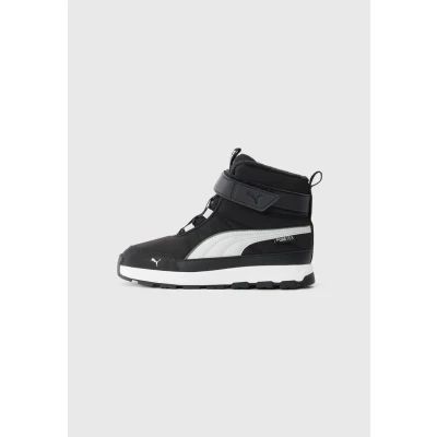 Image of PUMA Evolve Boot PURETEX AC+PS Sneaker, Black ASH Gray White, 1.5 UK