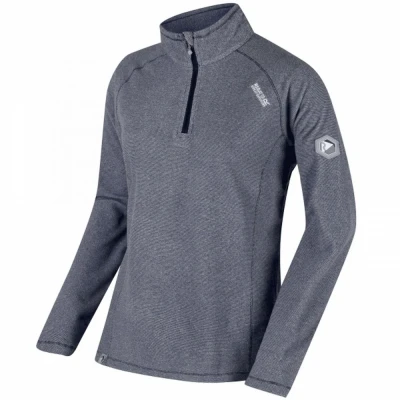 Image of Regatta Great Outdoors Womens/Ladies Montes Half Zip Fleece Top (Navy/White) Size 18 UK