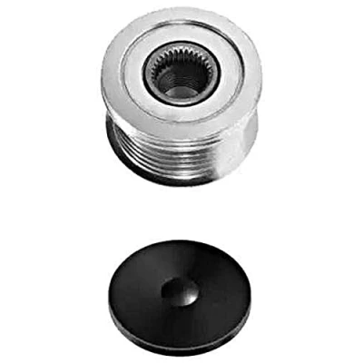 Image of 12317628243, 7628243 Freewheel Clutch HELLA 9XU 358 038 521 32,8mm with cap VOLKSWAGEN: Sharan II, Passat B6 Variant, Scirocco III, AUDI: A3 Sportback