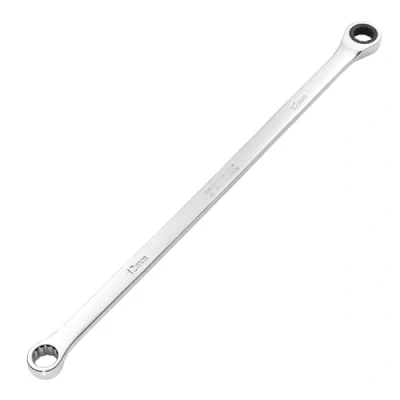 Image of Draper HI TORQ Metric Extra Long Double Ring Ratchet Spanner, 12mm