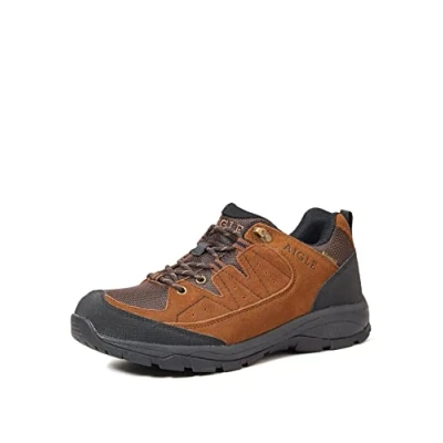 Image of Aigle Men&#039;s Vedur MTD Low Rise Hiking Shoes, Brown (Darkbrown 001), 6.5 UK