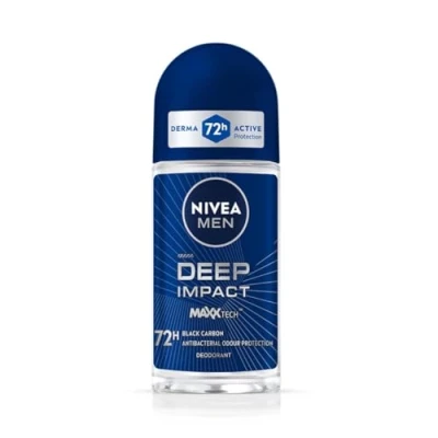 Image of Nivea Men Deep Impact Freshness Deodorant Roll on For Men, 50ml India