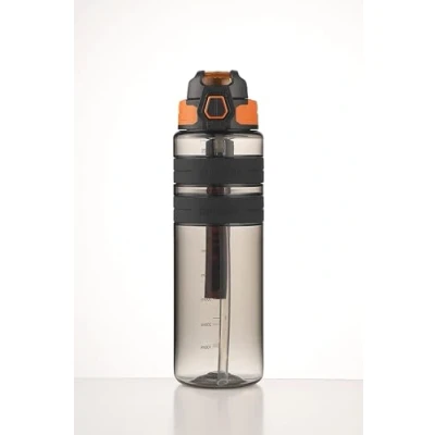 Image of Sports Water Bottle, BPA FREE Tritan Plastic, Leak Proof Bottle With Filter, Flip Top, Cup, Drink Bottles (Black, 500ml)