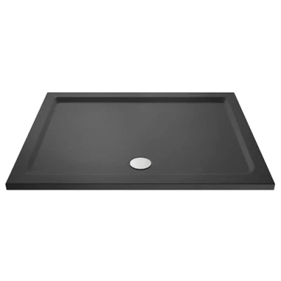 Image of 1400mm x 900mm Premium Rectangular Shower Tray Slate Grey