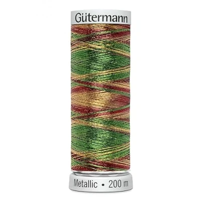 Image of Gutermann Sulky Metallic Machine Embroidery Thread 200m 7027 Each