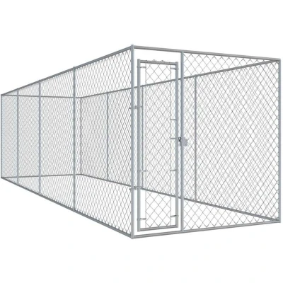 Image of vidaXL Outdoor Dog Kennel 760x192x185 cm