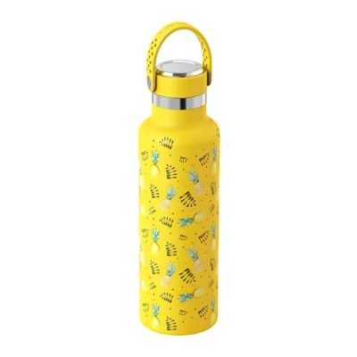 Image of Super Sparrow Water Bottle Stainless Steel 18/10 Ultralight Metal 750ml Insulated Bottles with Straw Lid Flask for Gym, Travel, Sports