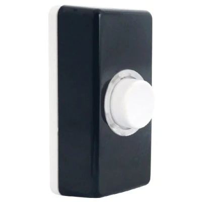 Image of Eterna Wired Surface Mounted Bell Push Interchangeable Covers