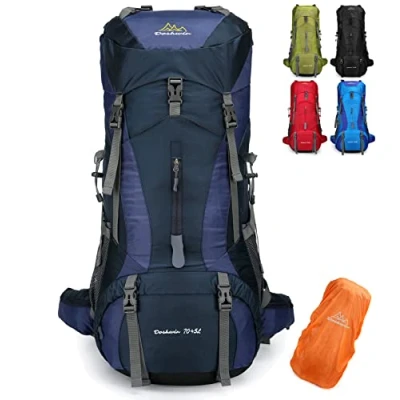 Image of Doshwin 70L Large Backpack Camping Trekking Hiking Travel Rucksack for Women Men (with Rain Cover)