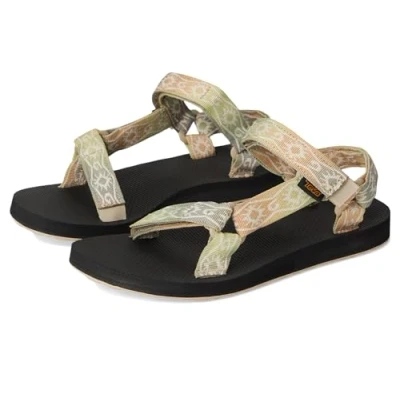 Image of Teva Original Universal Sunscape Womens Walking Sandals in Peach Ice 8 UK