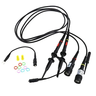 Image of 2Pcs P2200 Oscilloscope Scope Clip Probe Tester High Precision Test Lead Kit 200MHZ