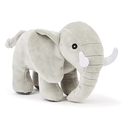 Image of Zappi Co Plush Children&#039;s Stuffed Soft Cuddly Toy Part of Safari Animals Collection, Perfect for Kids (21cm Length) (Elephant)