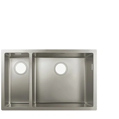 Image of hansgrohe S719 U655 Undermount Sink 180 x 450, stainless steel